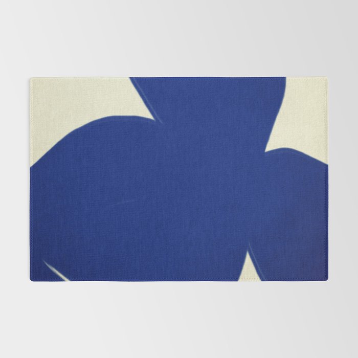 Abstract blue shape 002 Rug Gallery Image 2