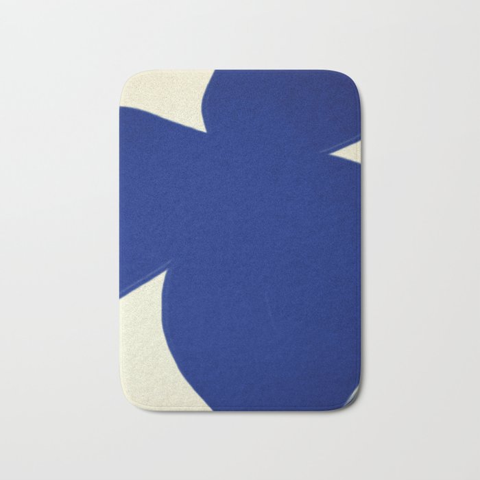 Abstract blue shape 002 Bath Mat Gallery Image 1