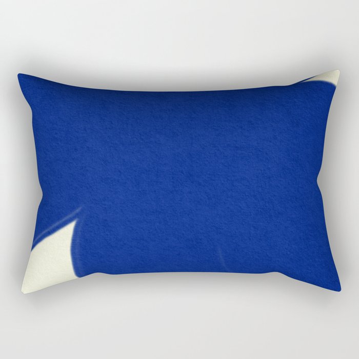 Abstract blue shape 002 Rectangular Pillow Gallery Image 1