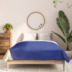 Abstract blue shape 002 Comforter Gallery Image 3