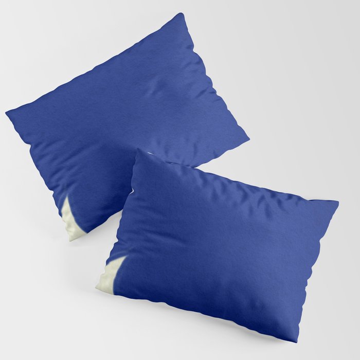 Abstract blue shape 002 Pillow Sham Gallery Image 3
