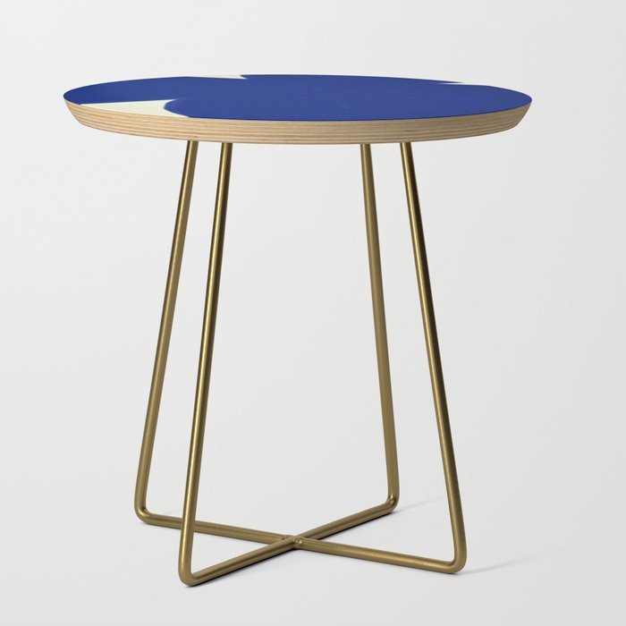 Abstract blue shape 002 Side Table Gallery Image 1