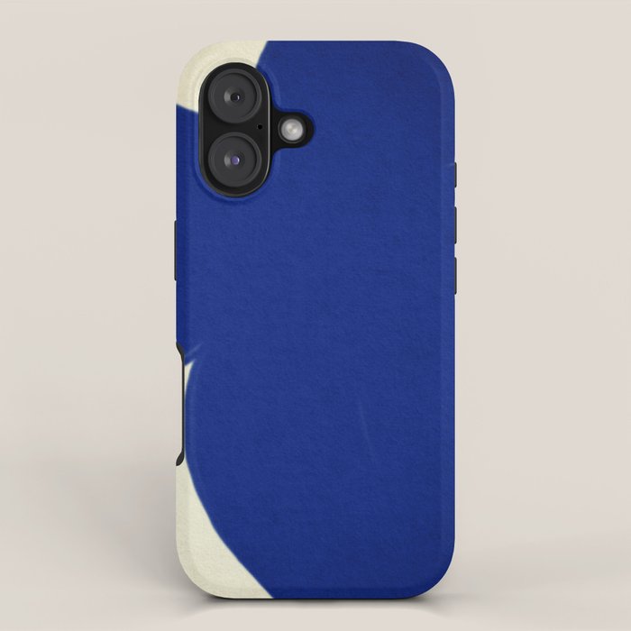Abstract blue shape 002 iPhone Case Gallery Image 1