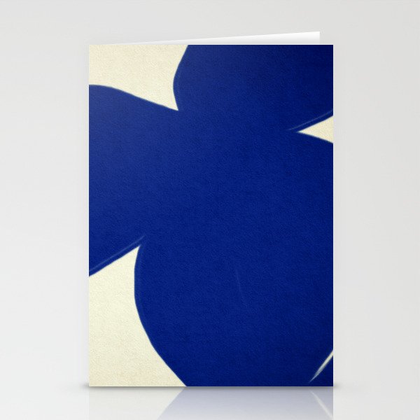 Abstract blue shape 002 Stationery Card Gallery Image 2
