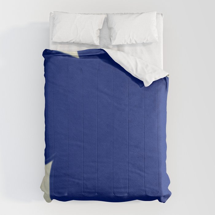 Abstract blue shape 002 Comforter Gallery Image 6