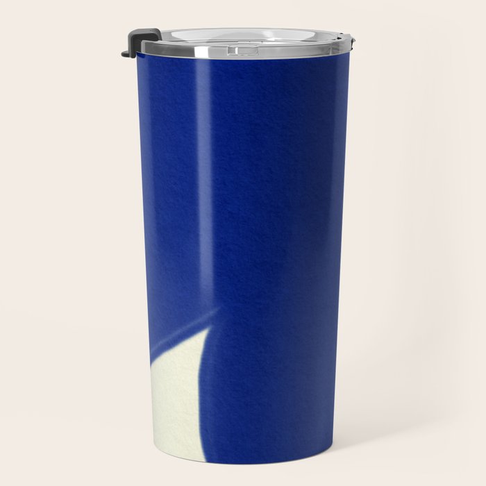 Abstract blue shape 002 Travel Mug Gallery Image 3