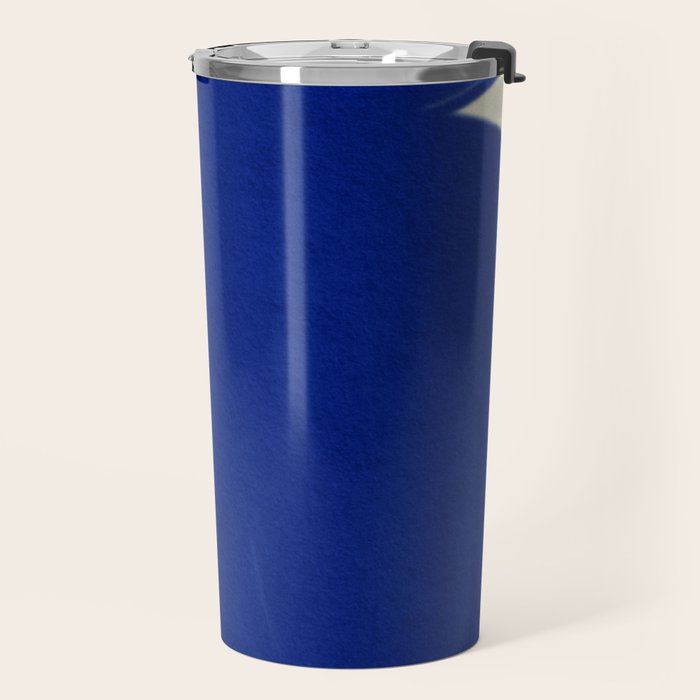 Abstract blue shape 002 Travel Mug Gallery Image 2