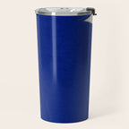 Abstract blue shape 002 Travel Mug Gallery Image 2