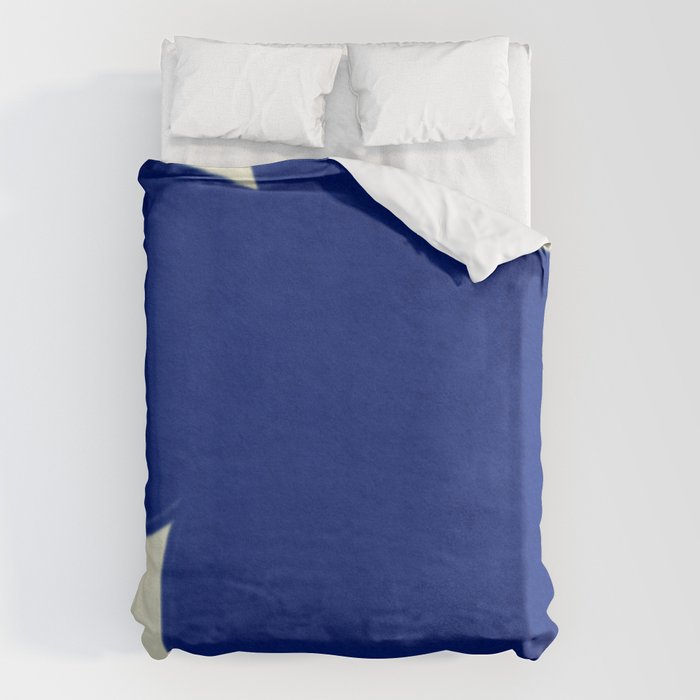 Abstract blue shape 002 Duvet Cover Gallery Image 1