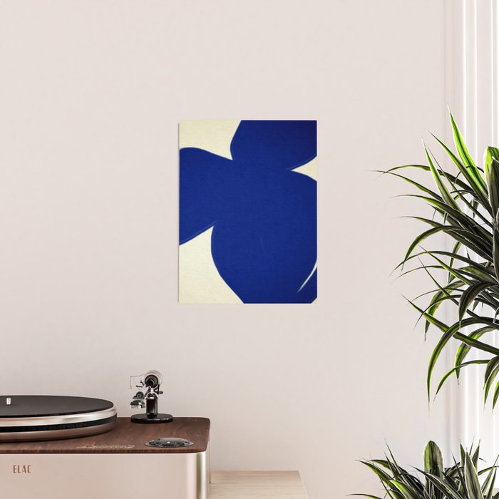Abstract blue shape 002 Poster Gallery Image 2