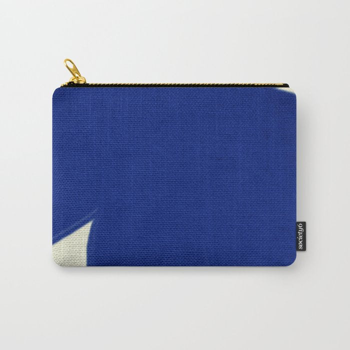 Abstract blue shape 002 Carry All Pouch Gallery Image 1