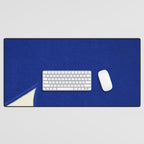 Abstract blue shape 002 Desk Mat Gallery Image 1