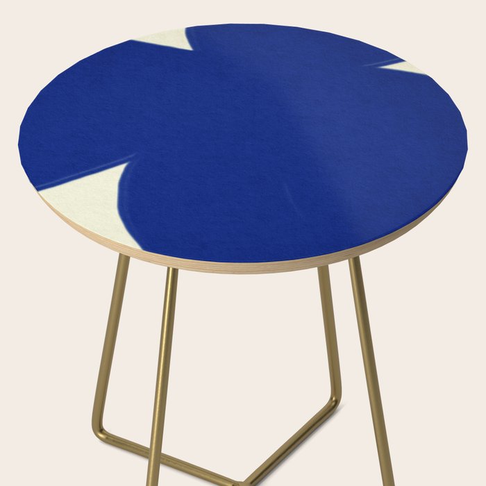 Abstract blue shape 002 Side Table Gallery Image 2