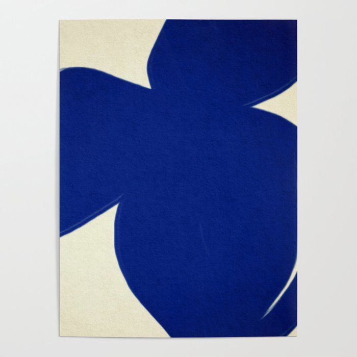 Abstract blue shape 002 Poster Gallery Image 1