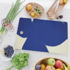 Abstract blue shape 002 Cutting Board Gallery Image 2