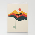 Cat Landscape 149 Stationery Card Gallery Image 2