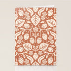 Block Print Strawberry Garden Stationery Card Gallery Image 2