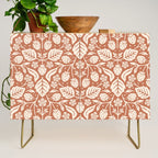 Block Print Strawberry Garden Credenza Gallery Image 1