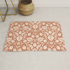 Block Print Strawberry Garden Rug Gallery Image 1