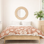 Block Print Strawberry Garden Duvet Cover Gallery Image 3