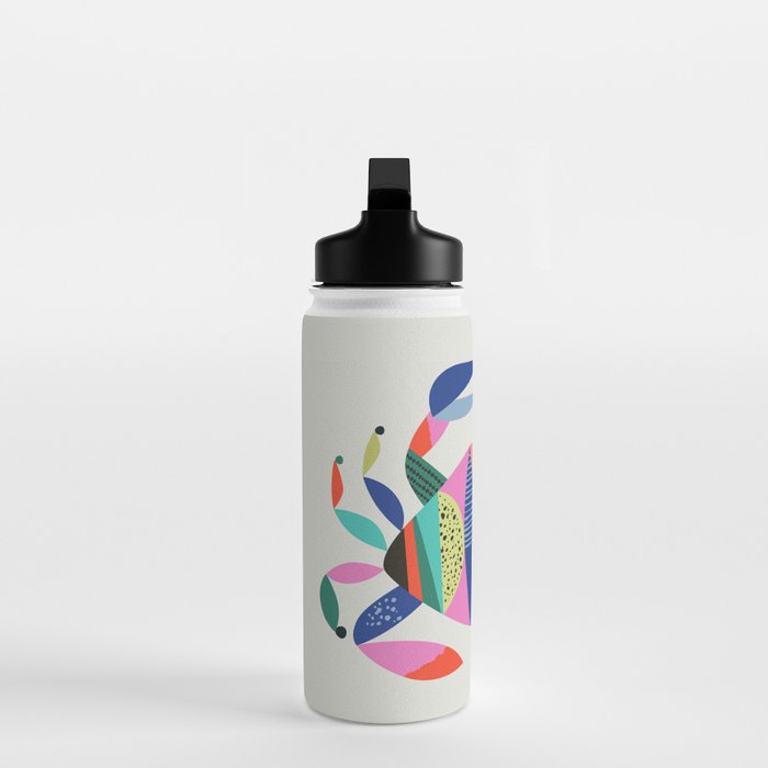 Mid Century Crab Water Bottle Gallery Image 3