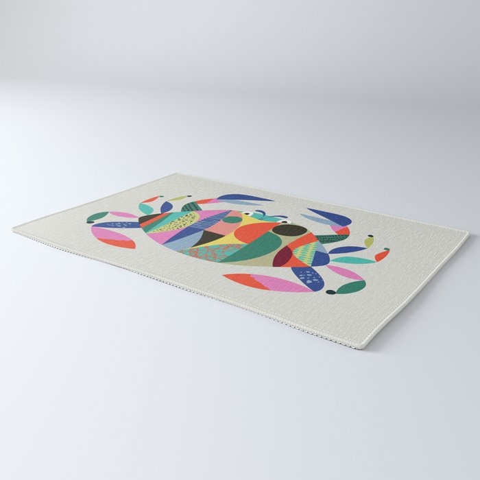 Mid Century Crab Rug Gallery Image 3