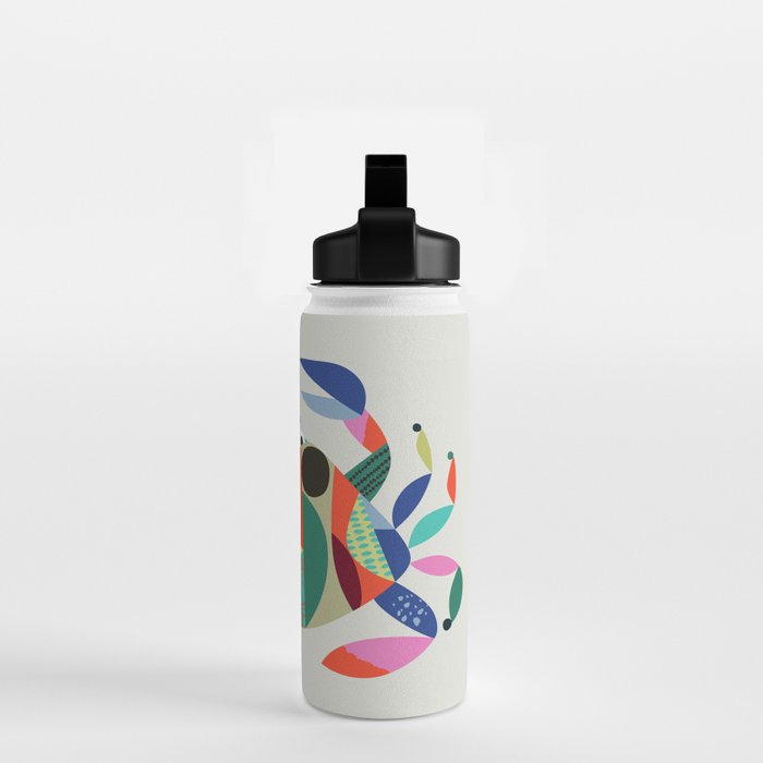 Mid Century Crab Water Bottle Gallery Image 2