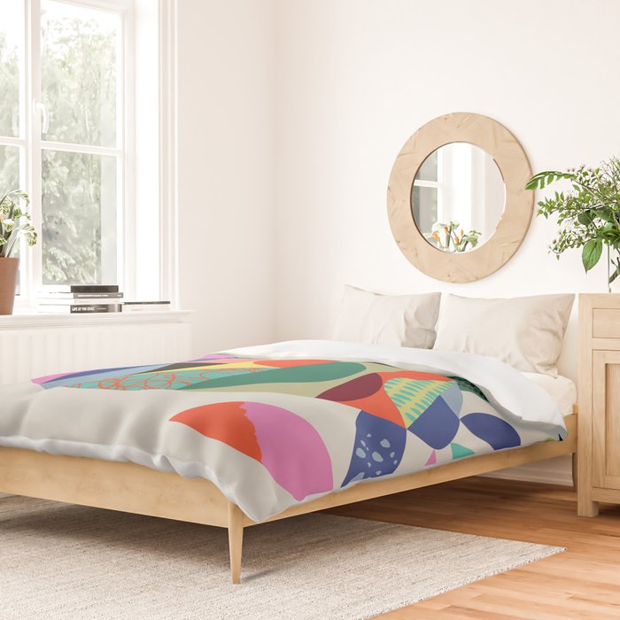 Mid Century Crab Duvet Cover Gallery Image 2