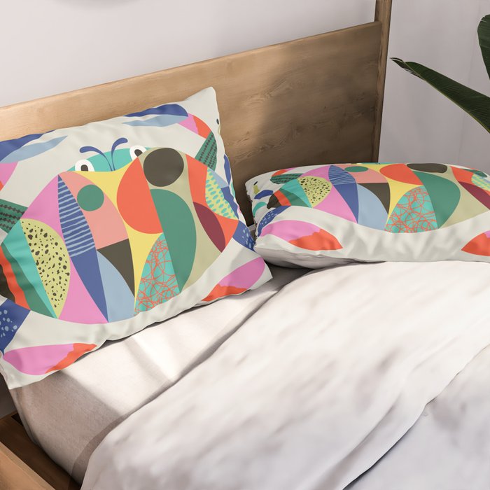 Mid Century Crab Pillow Sham Gallery Image 2