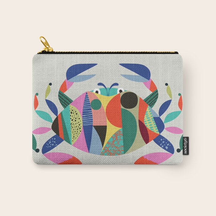 Mid Century Crab Carry All Pouch Gallery Image 1