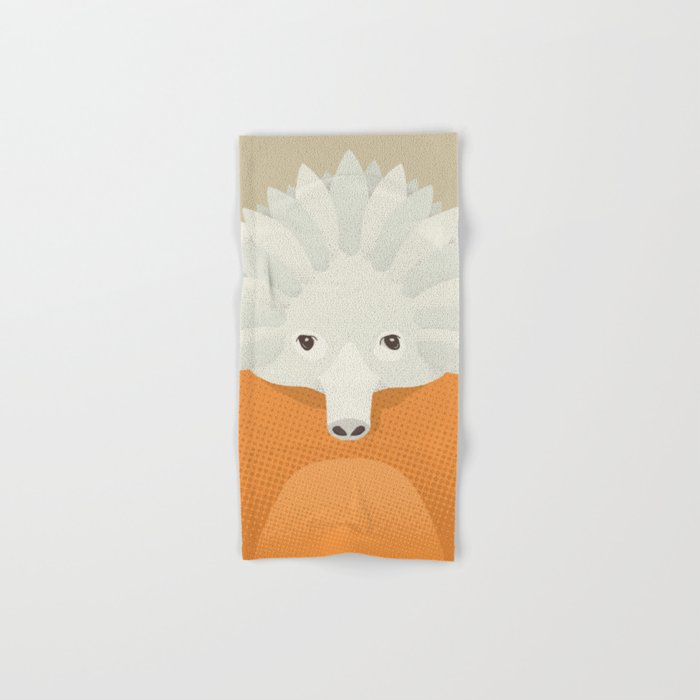 Whimsy Echidna, Animal Portrait Bath Towel Gallery Image 1
