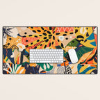 POP COLLAGE 01: Wild Edition Desk Mat Gallery Image 1