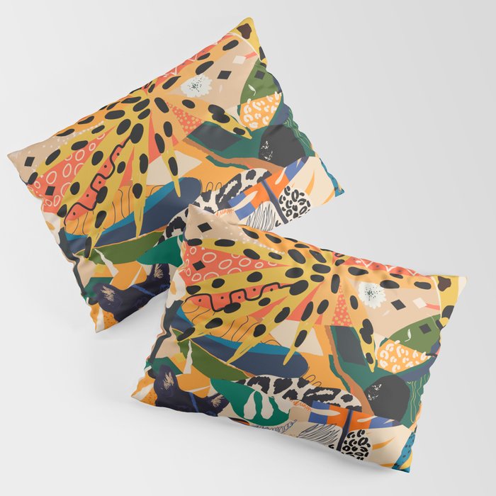 POP COLLAGE 01: Wild Edition Pillow Sham Gallery Image 1