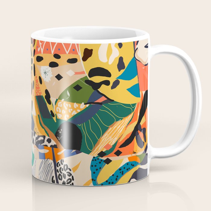 POP COLLAGE 01: Wild Edition Coffee Mug Gallery Image 1