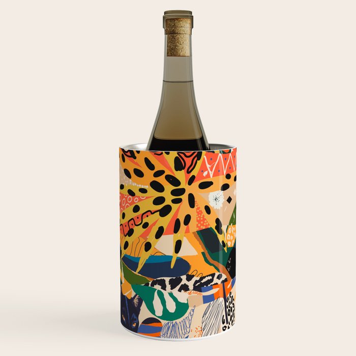 POP COLLAGE 01: Wild Edition Wine Chiller Gallery Image 1