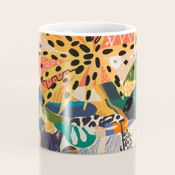 POP COLLAGE 01: Wild Edition Coffee Mug Gallery Image 4