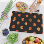 Halloween jack o lantern pumpkin art pattern Cutting Board Gallery Image 2