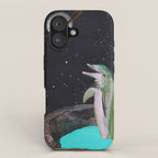 Planet Dolphin iPhone Case Gallery Image 1