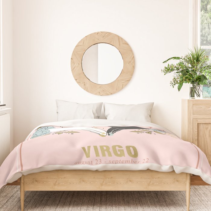 Virgo Zodiac Series Duvet Cover Gallery Image 3