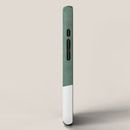 Halfmoon Colorblocks Composition - Gold Green iPhone Case Gallery Image 2