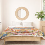 White Tara Mandala Buddhist Thangka Duvet Cover Gallery Image 3