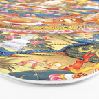 White Tara Mandala Buddhist Thangka Bath Mat Gallery Image 3