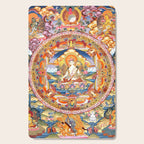 White Tara Mandala Buddhist Thangka Cutting Board Gallery Image 1