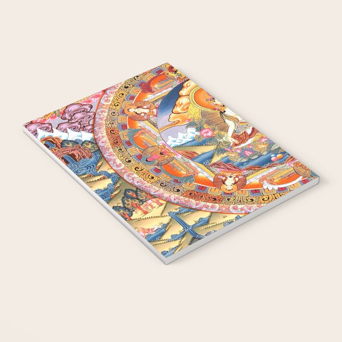 White Tara Mandala Buddhist Thangka Notebook Gallery Image 3