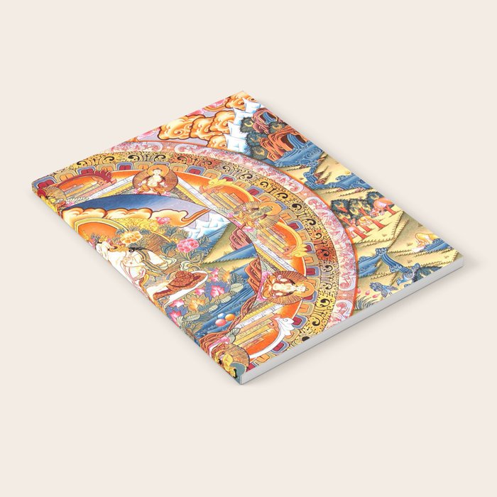 White Tara Mandala Buddhist Thangka Notebook Gallery Image 1