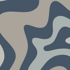 Liquid Swirl Abstract Pattern in Blue Gray Coffee Mug Gallery Image 2