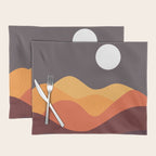 Geometric Landscape 20 Placemat Gallery Image 1