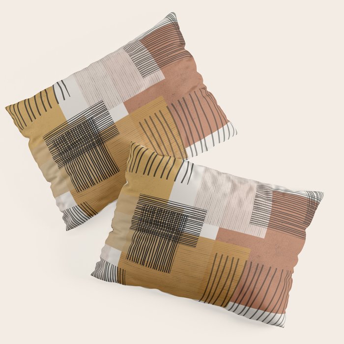 Modern Pattern Pillow Sham Gallery Image 1