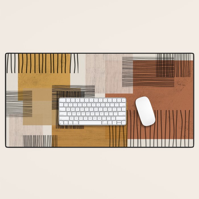 Modern Pattern Desk Mat Gallery Image 1