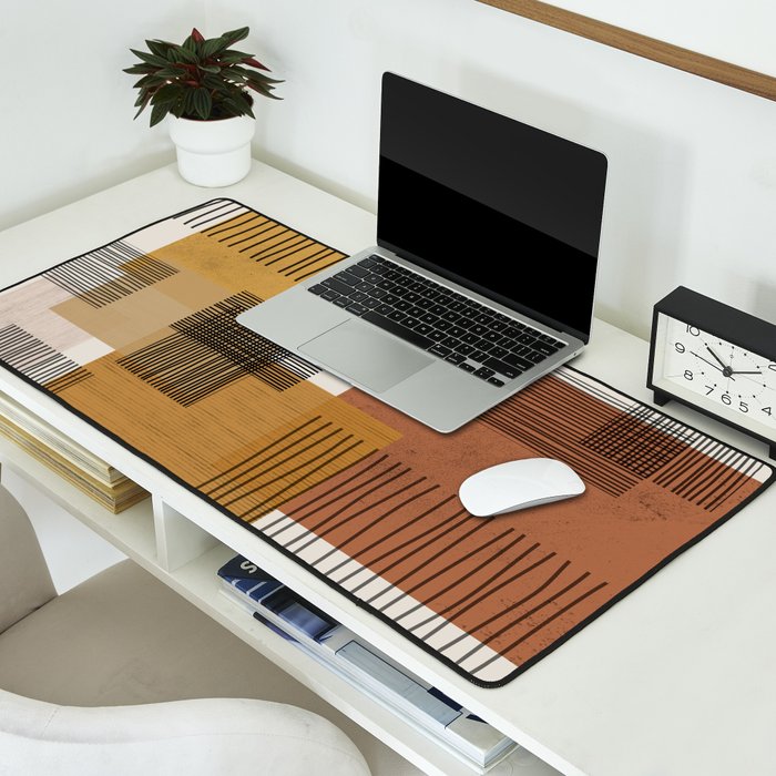 Modern Pattern Desk Mat Gallery Image 2